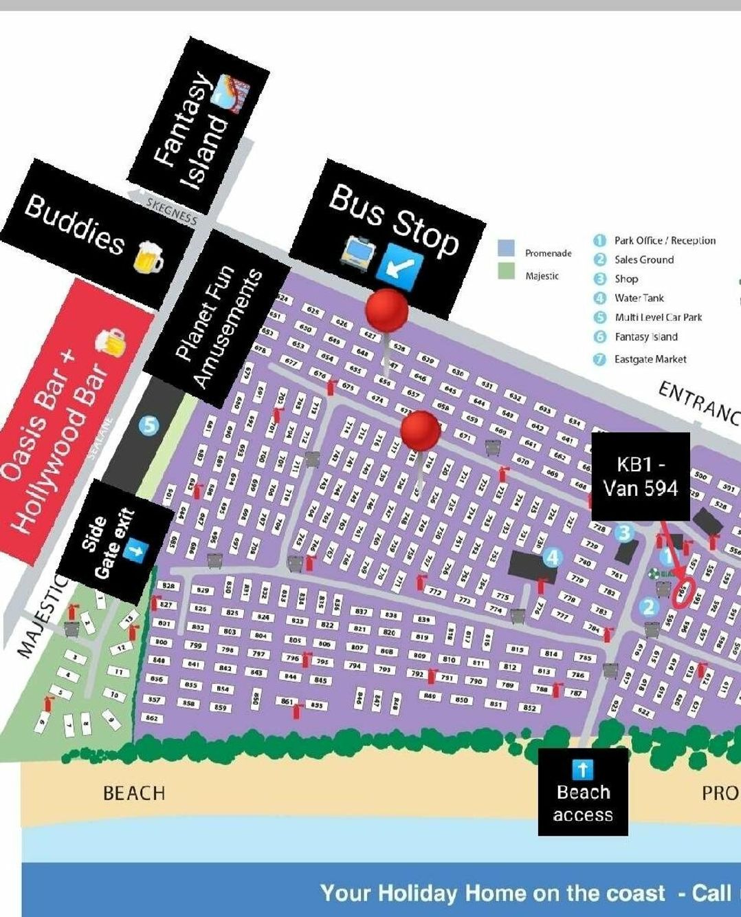 Promenade Site - Holiday Accommodation 19225