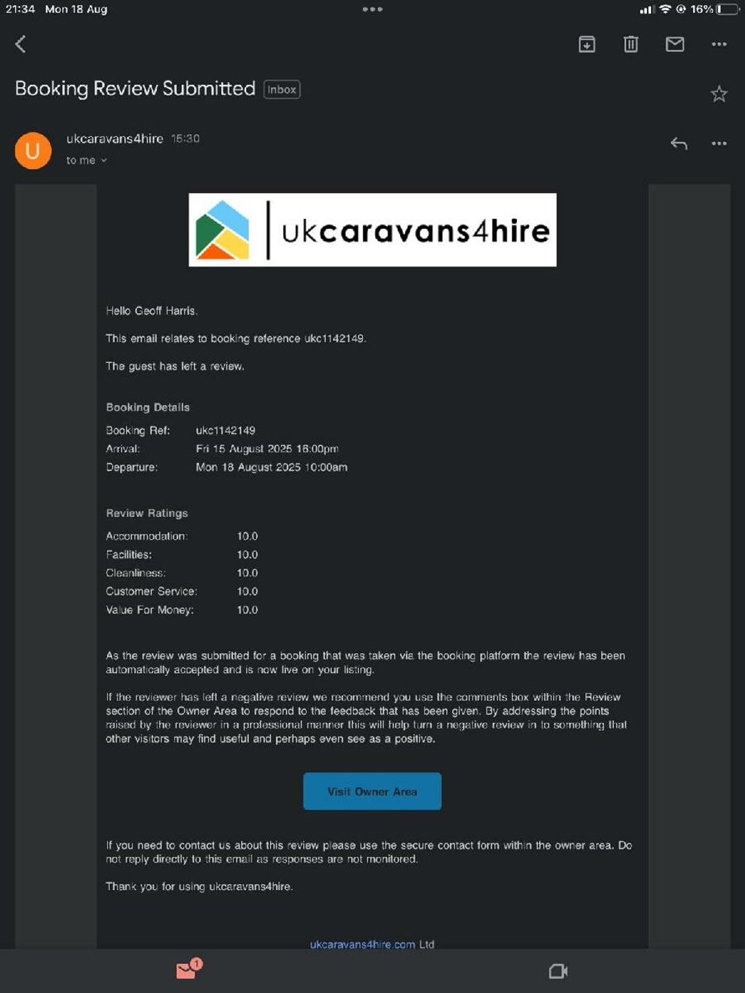 Greenacres Holiday Park - Holiday Accommodation 16092