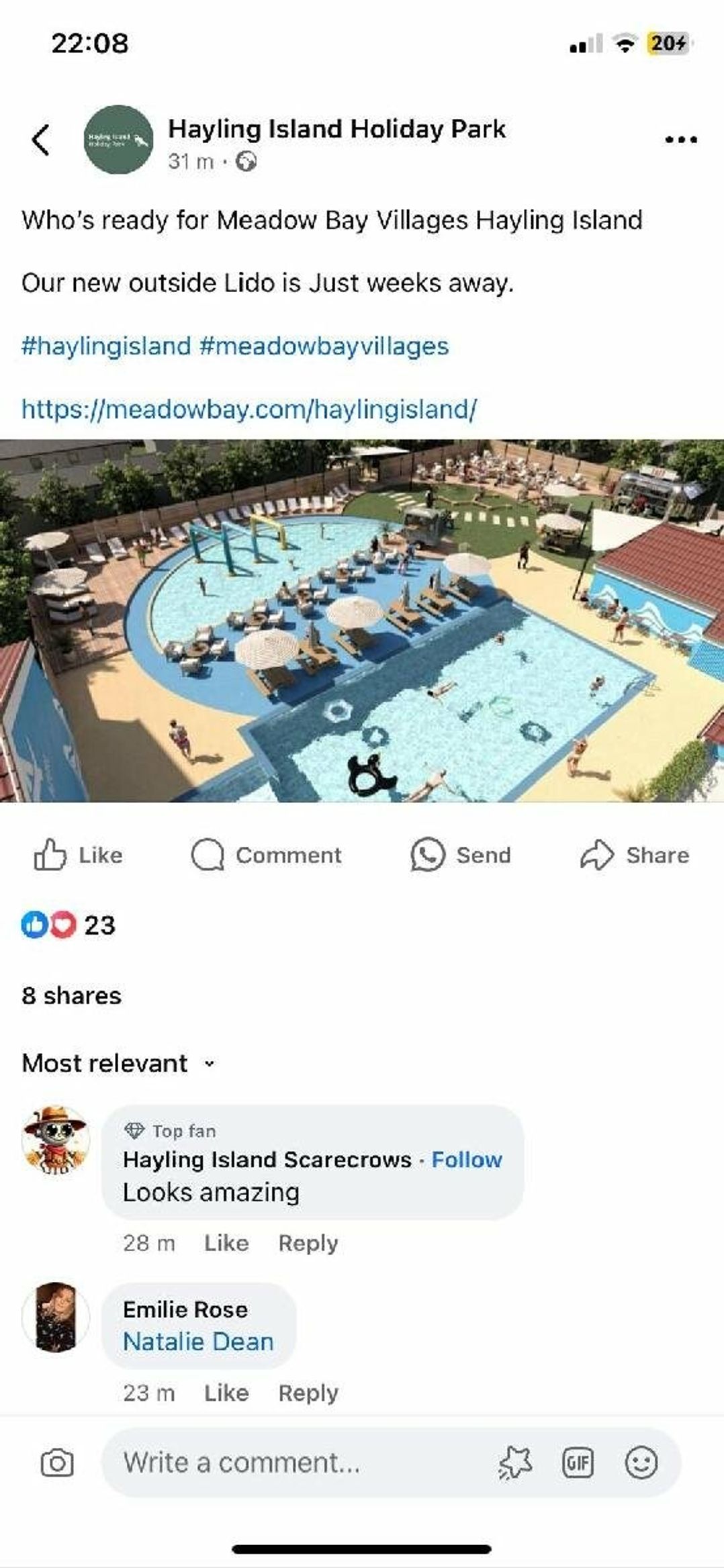 Hayling Island Holiday Park - Meadow Bay Villages - Holiday Accommodation 16780