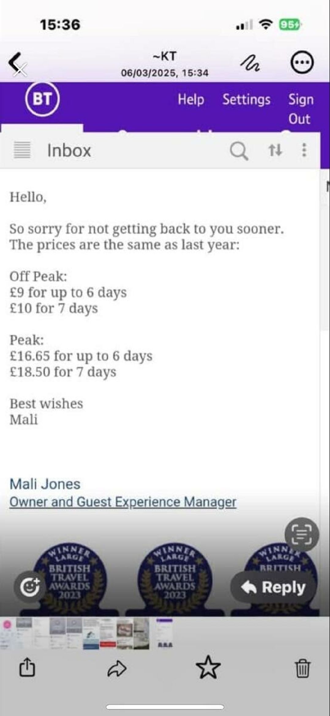 Brynowen Holiday Park - Holiday Accommodation 19396