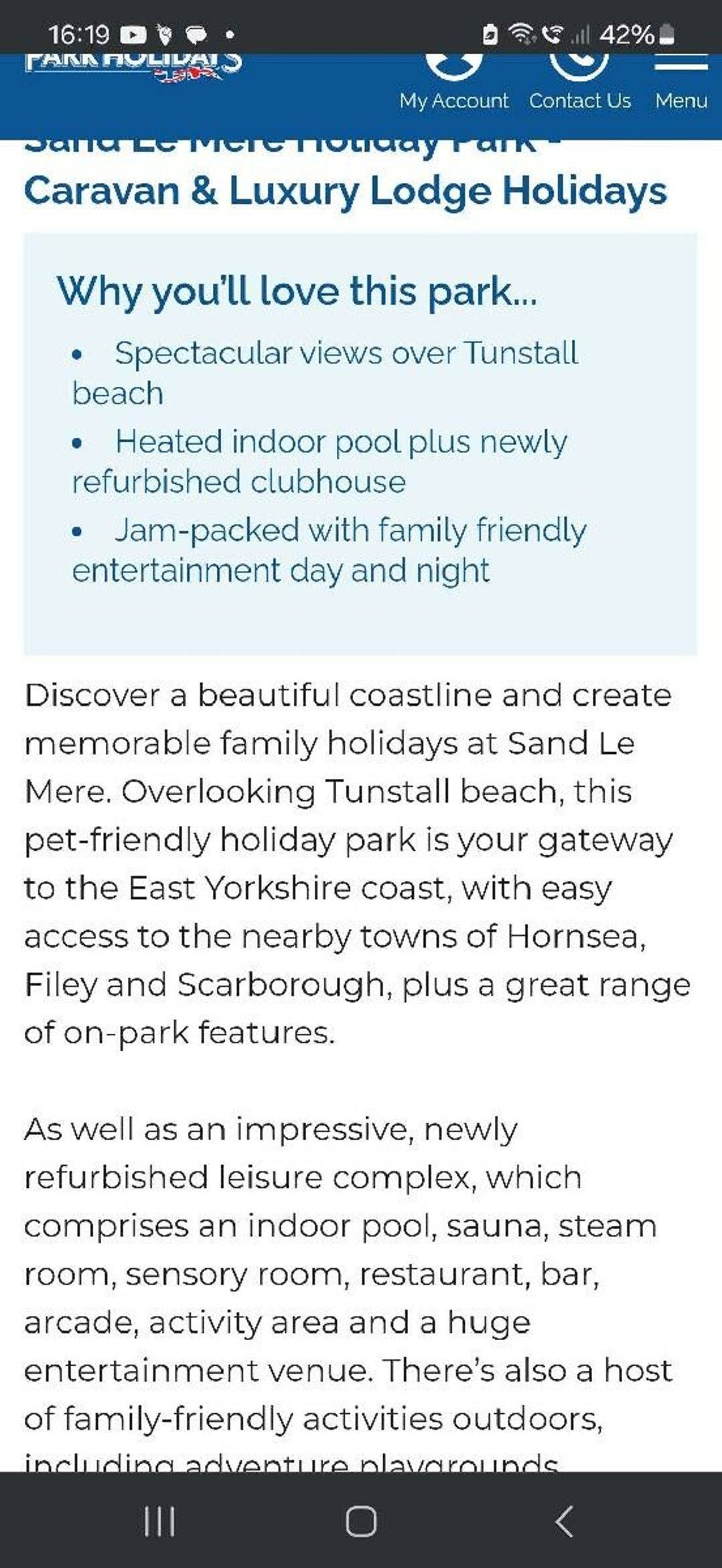 Sand Le Mere Holiday Village - Holiday Accommodation 21471