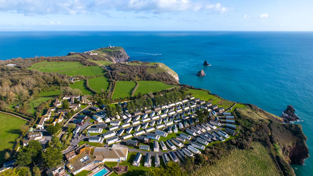 Caravan C32 at Landscove Holiday Park