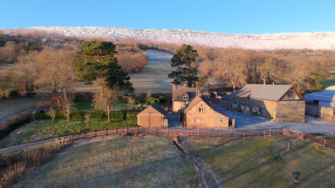 White Haywood Farmhouse