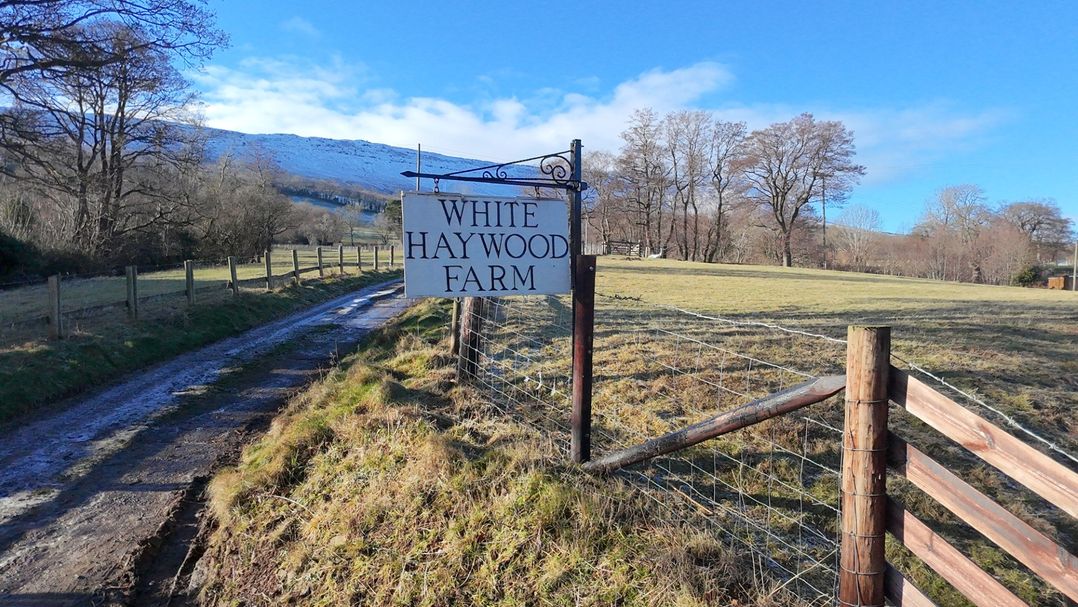 White Haywood Barn