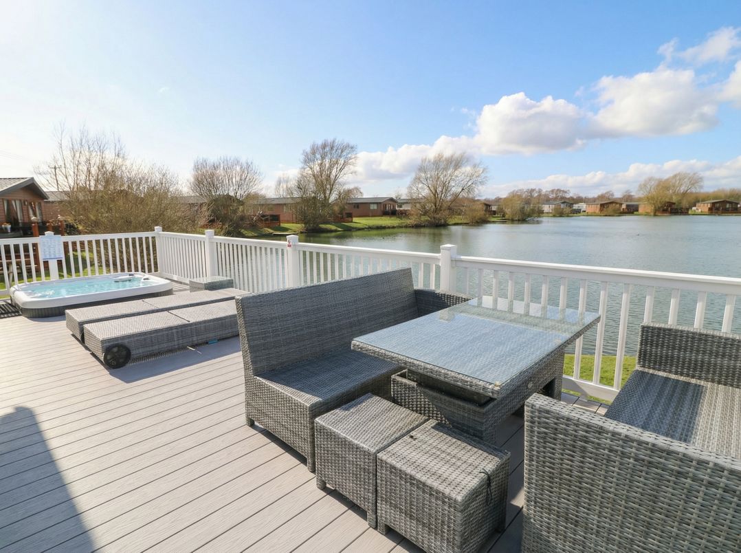 Indulgence Fishing Lodge with Private Hot Tub