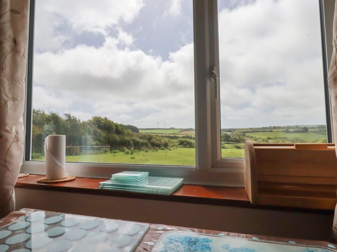 A window with outdoor view at Little Lanes in Boscastle