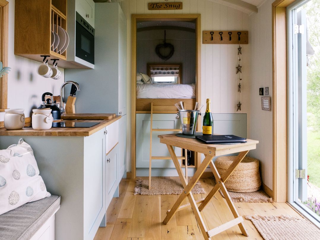 Herbie's Shepherds Hut at Shepherds Lodge Retreat and Wellness