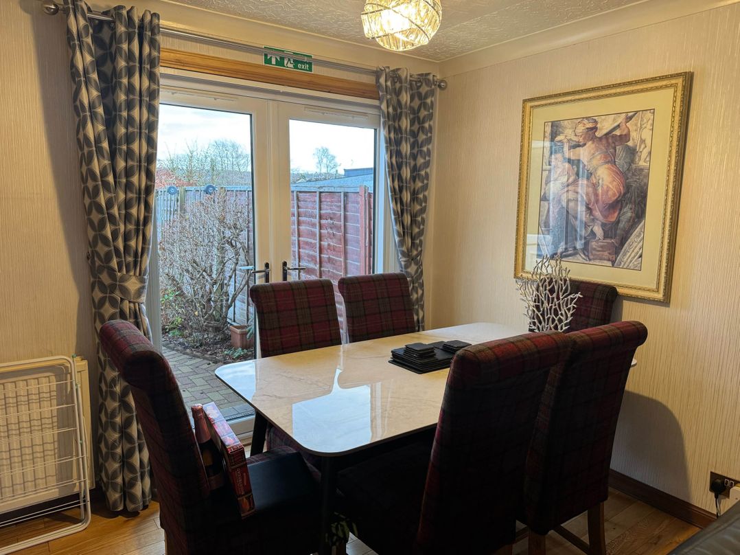 Spacious family base with garden near Loch Ness