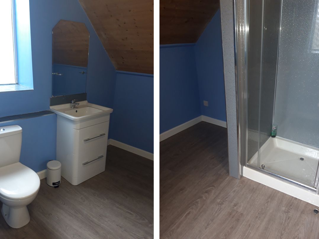 Surf-ready apartment with sea views in town