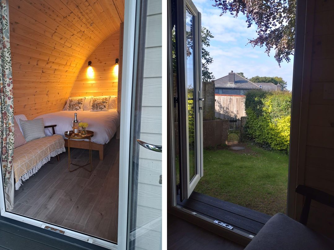 Peaceful pod with bay views, walk to 3 beaches