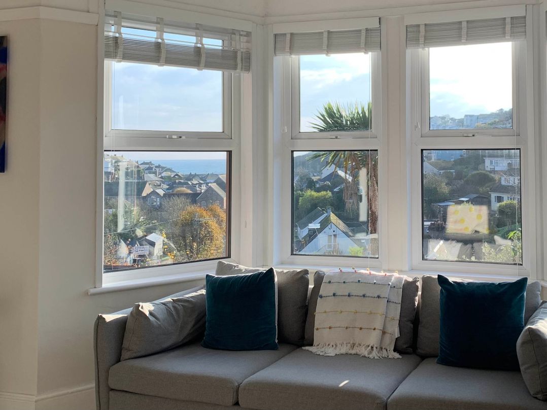 Edwardian home with sea views above the harbour