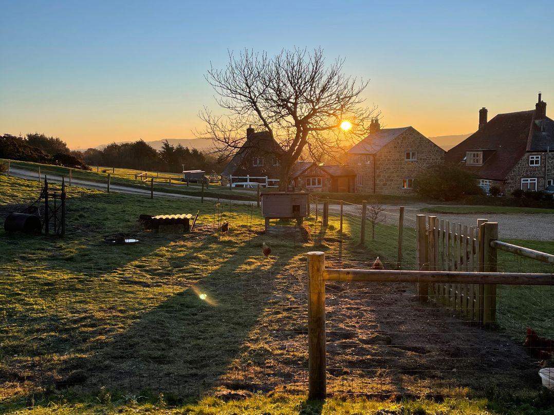 Farm cottage with wood burner in a quiet village