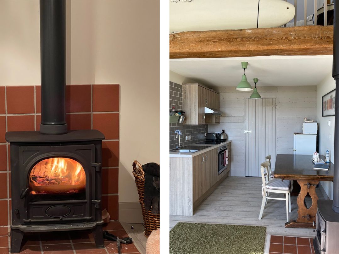 Farm cottage with wood burner in a quiet village