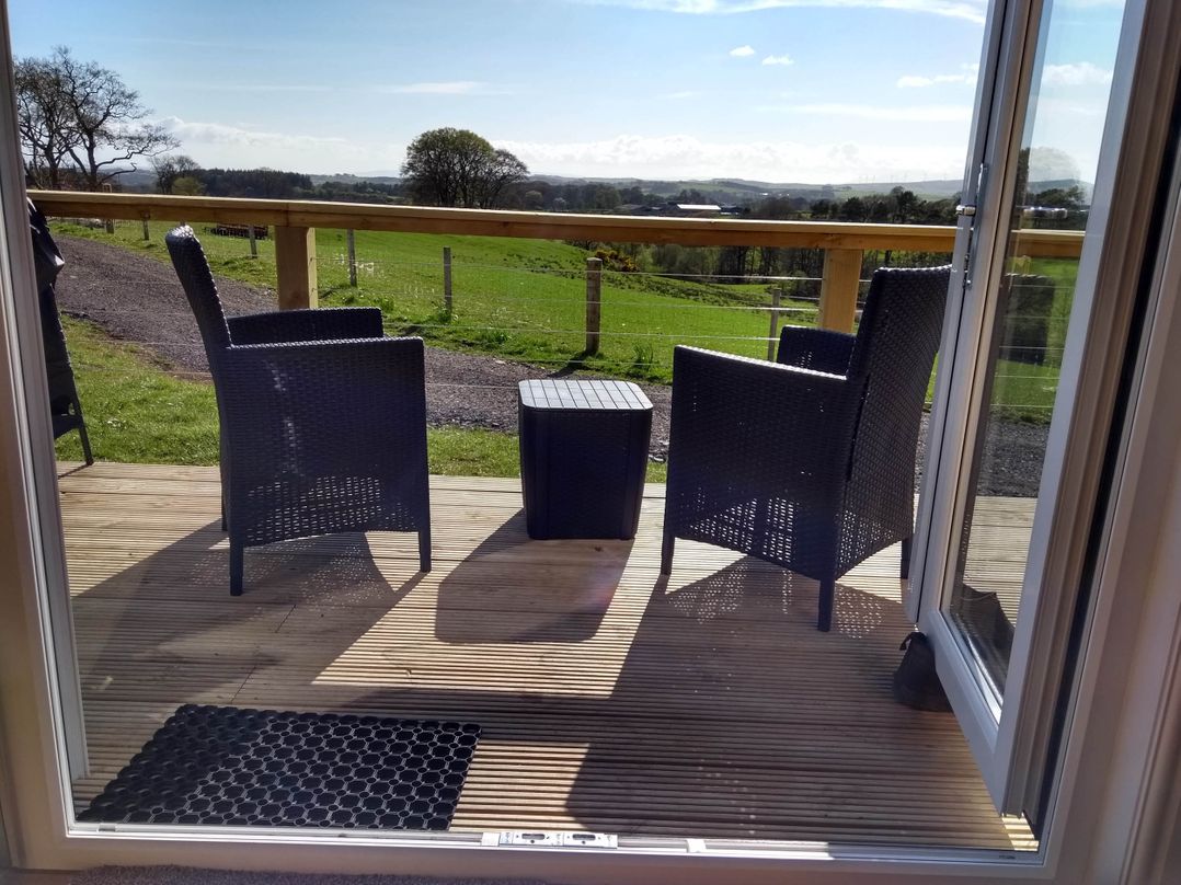 Cleeves Cabins 1, Ailsa Luxury Lodge with hot tub