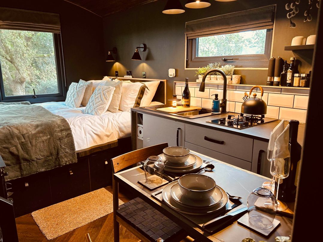 Lodge on Teign River 1 Bed Sleeps 2 Parking