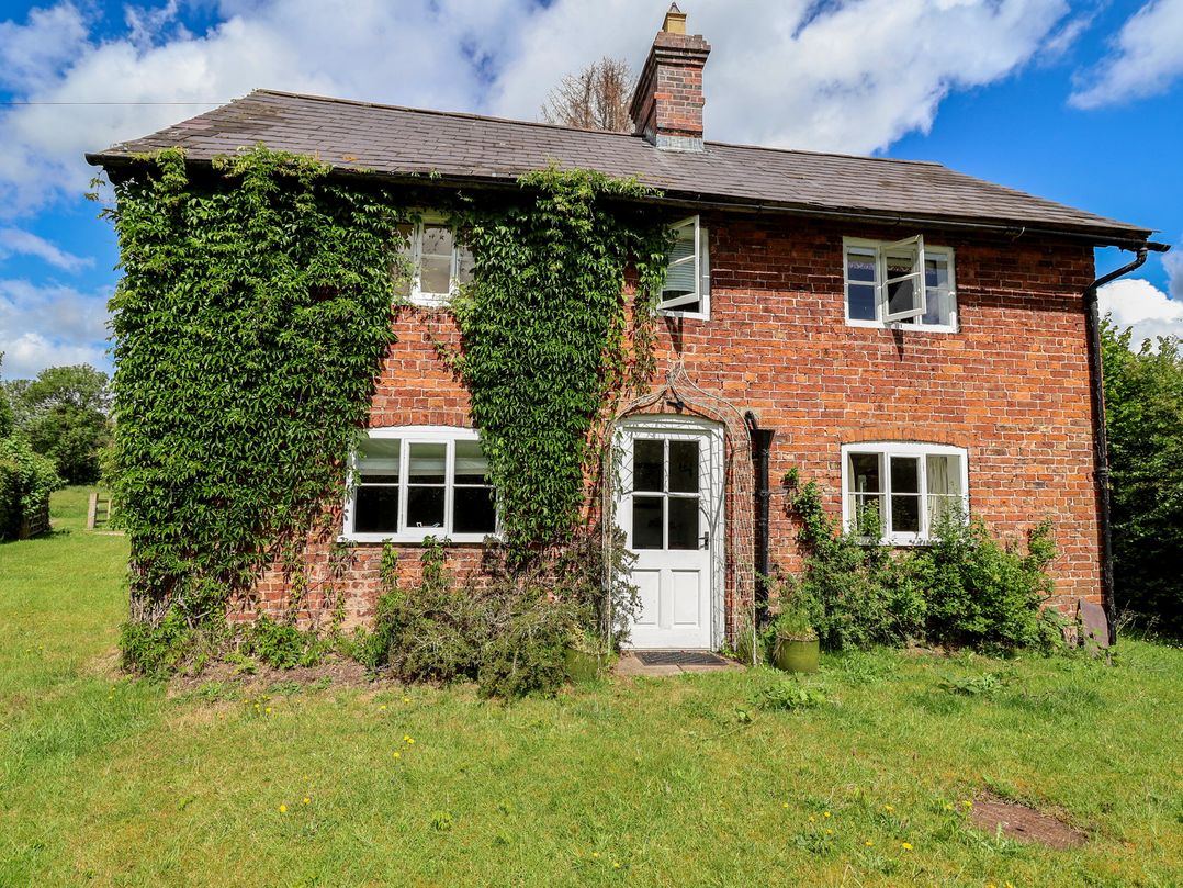 A house with ivy on the exterior at Wolvesacre Mill Cottage Agden near Whitchurch