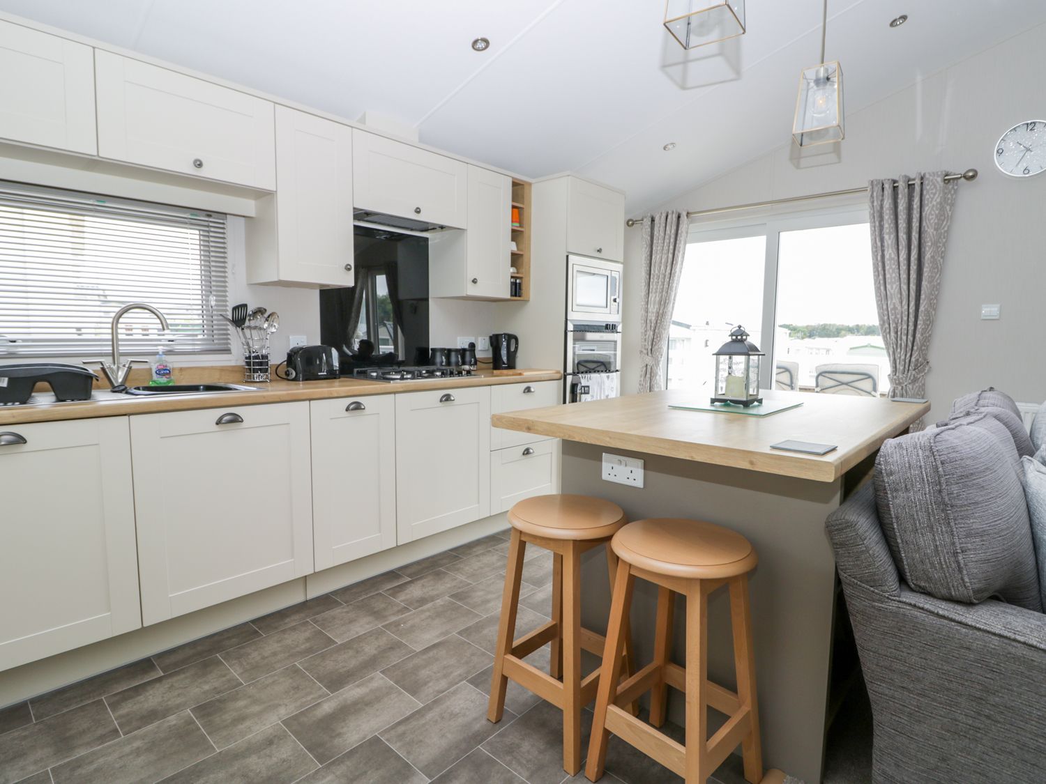 Kitchen area at Cayton Pines Lodge ( Ref 1013485 ) Cayton Bay Holiday Lodge near Scarborough North Yorkshire Coast