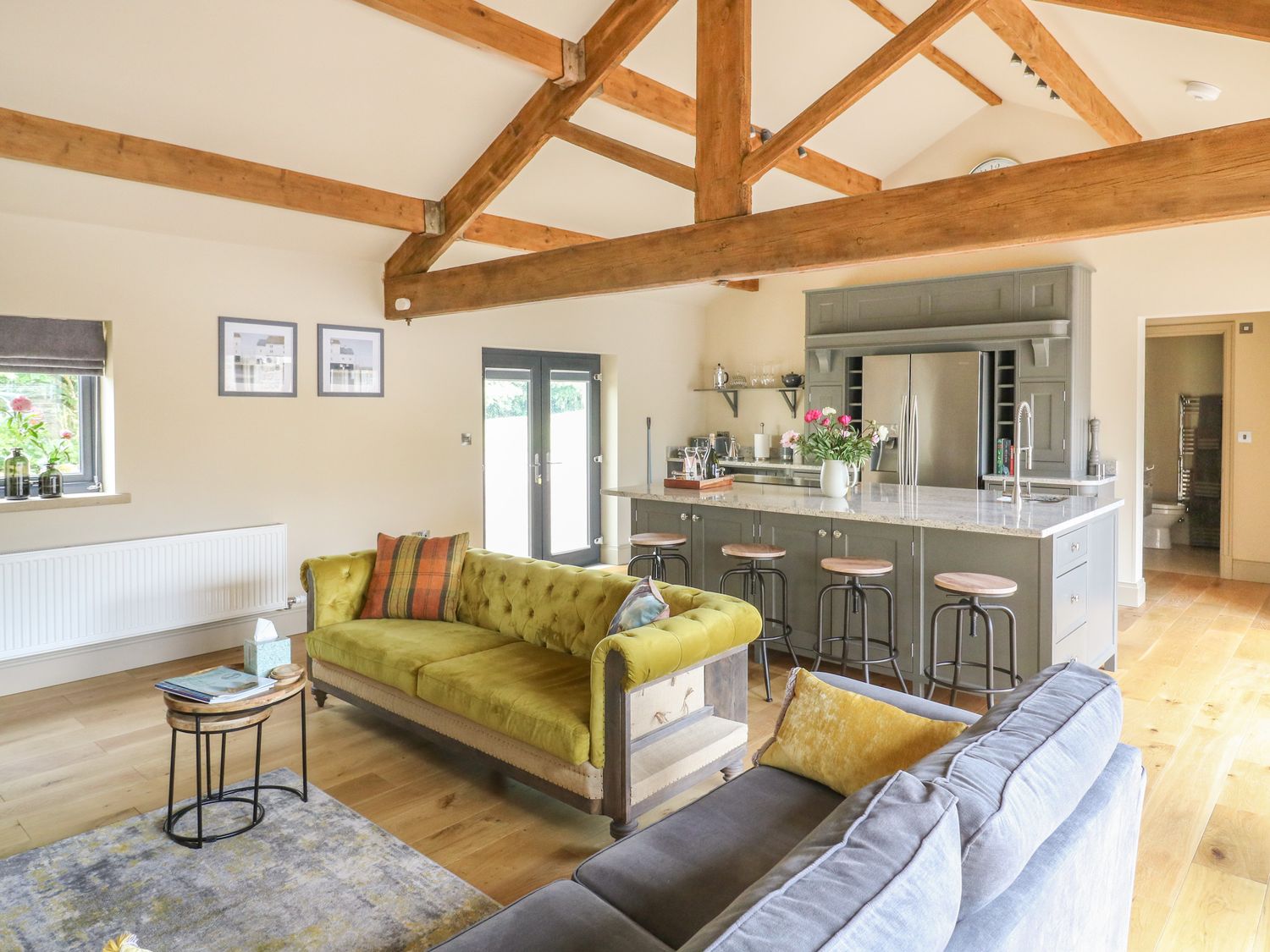 Open plan living space The Old Shippon Mews Cowling ( Ref 1017549 ) Holiday property at The Old Shippon Cottages Cowling North Yorkshire