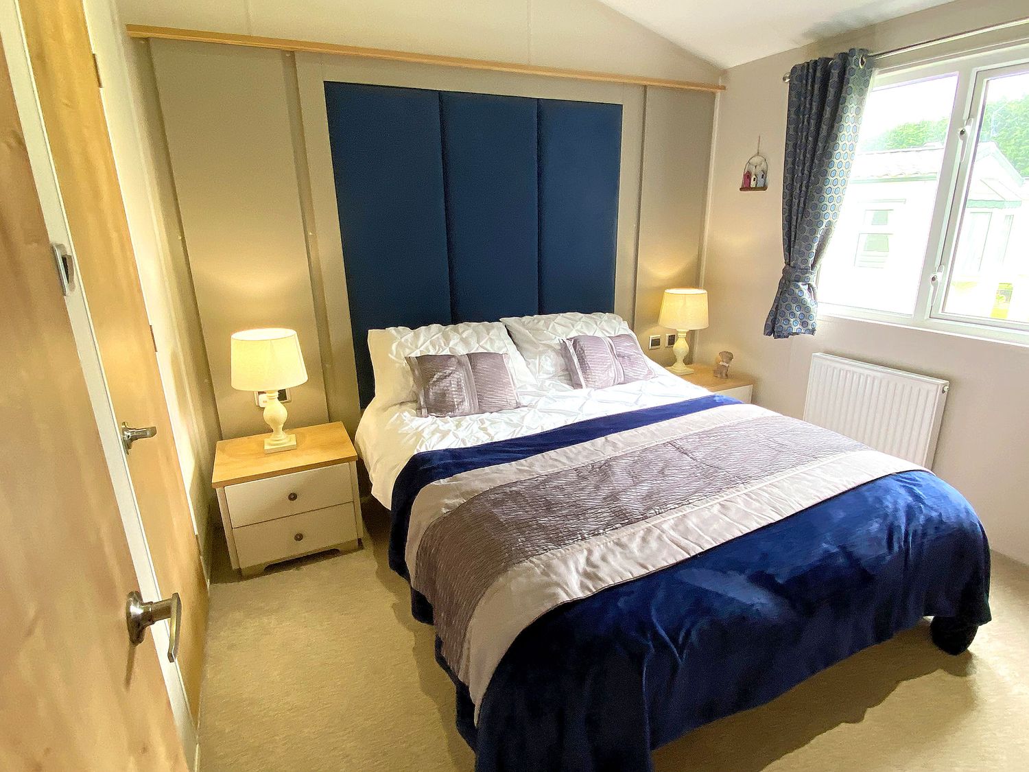 Bedroom in Meadow Lodge ( Ref 1080804 ) Holiday Lodge at Cayton Bay North Yorkshire