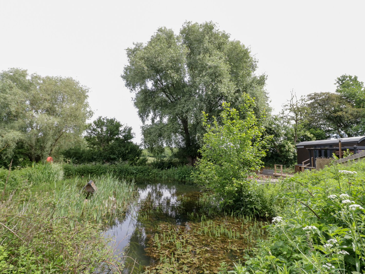 The Sheperds Hut at Bridge Lake Farm & Fishery, Chacombe
