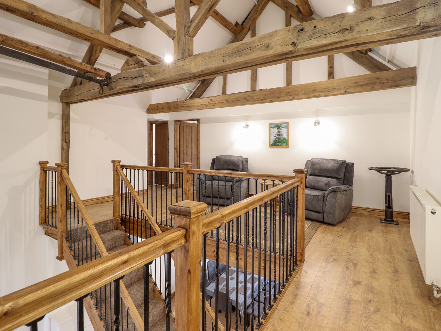 Llwydiarth Saw Mill in Llwydiarth near Llanfair Caereinion, Powys. Hot tub. Pet-friendly. En-suites.