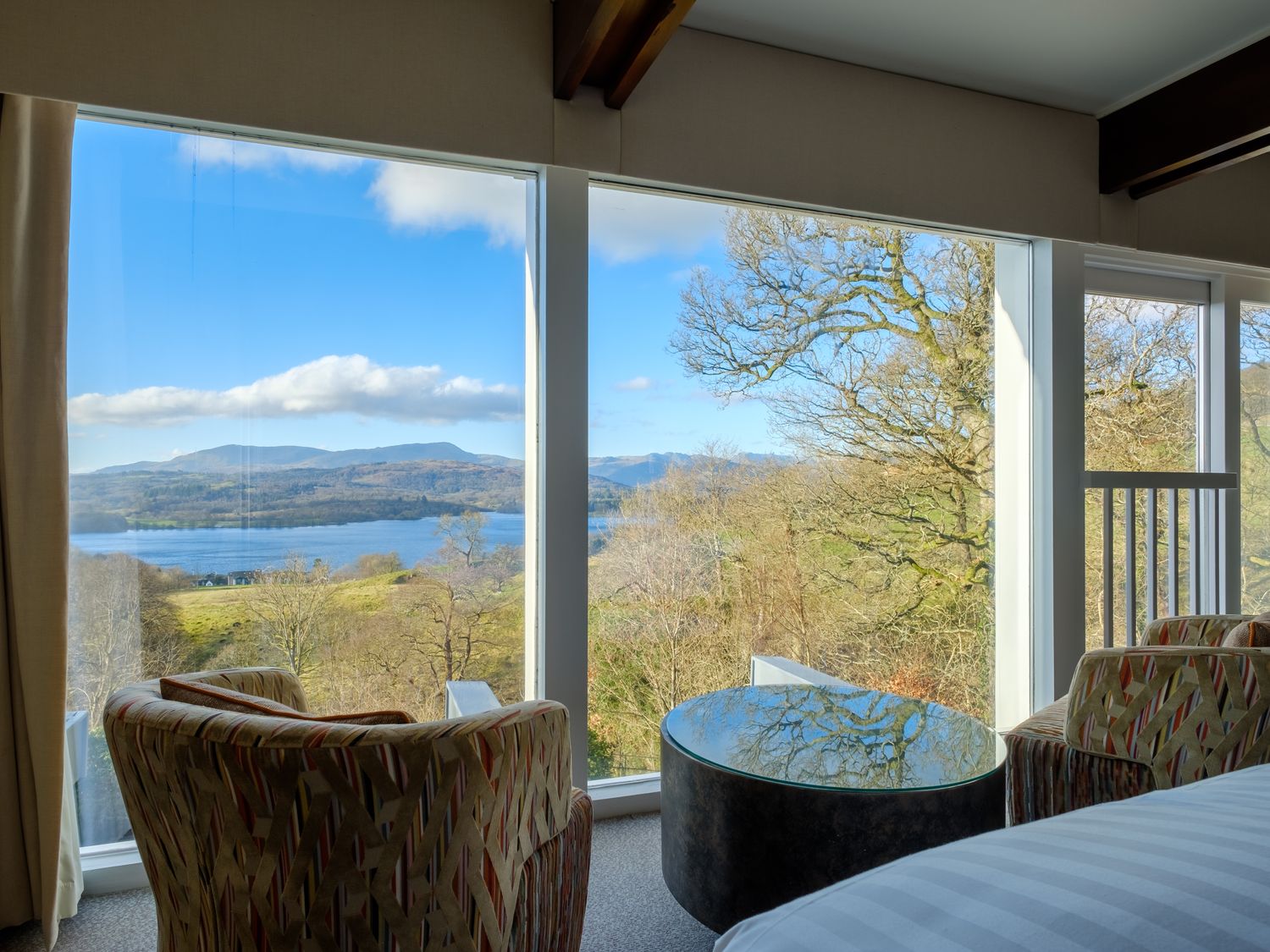 Paddock House, Ambleside, Lake District National Park. Views over Lake Windermere and mountain range