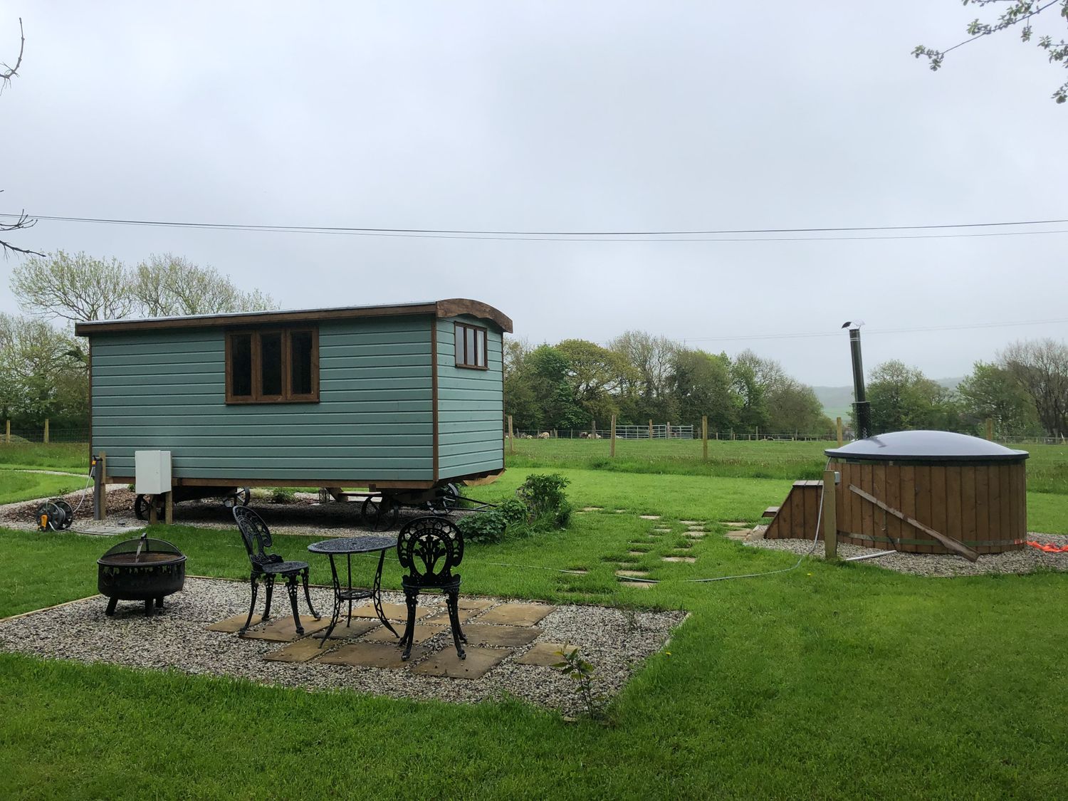 Fern, Wainhouse Corner Cornwall England Hot Tub Getaways, Hot Tub