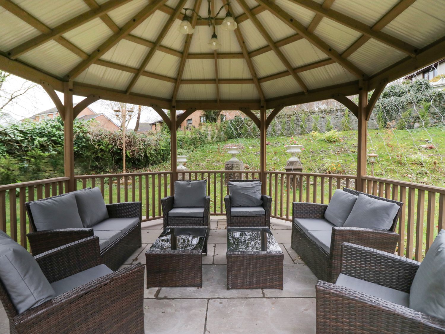 Beechgrove Manor in Workington, Cumbria. Hot tub. Woodburning stove. Near coast. Smart TV. En-suite.