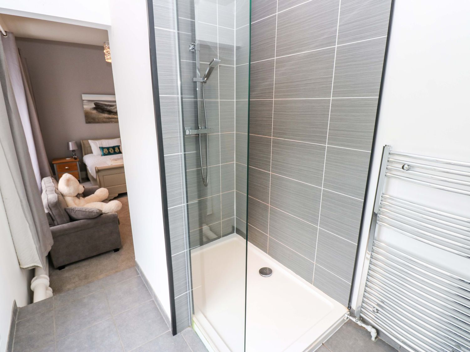 The Miners Hall in Stanley, County Durham. Chapel conversion. Stained-glass windows. Hot tub. Sauna.