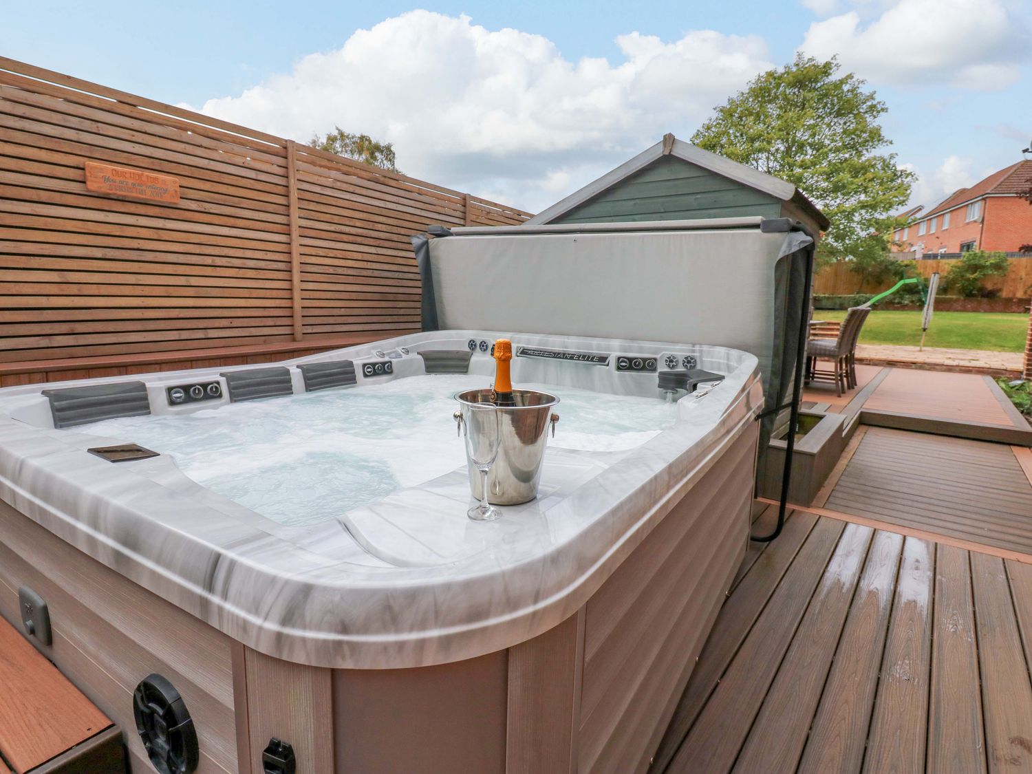 The Miners Hall in Stanley, County Durham. Chapel conversion. Stained-glass windows. Hot tub. Sauna.