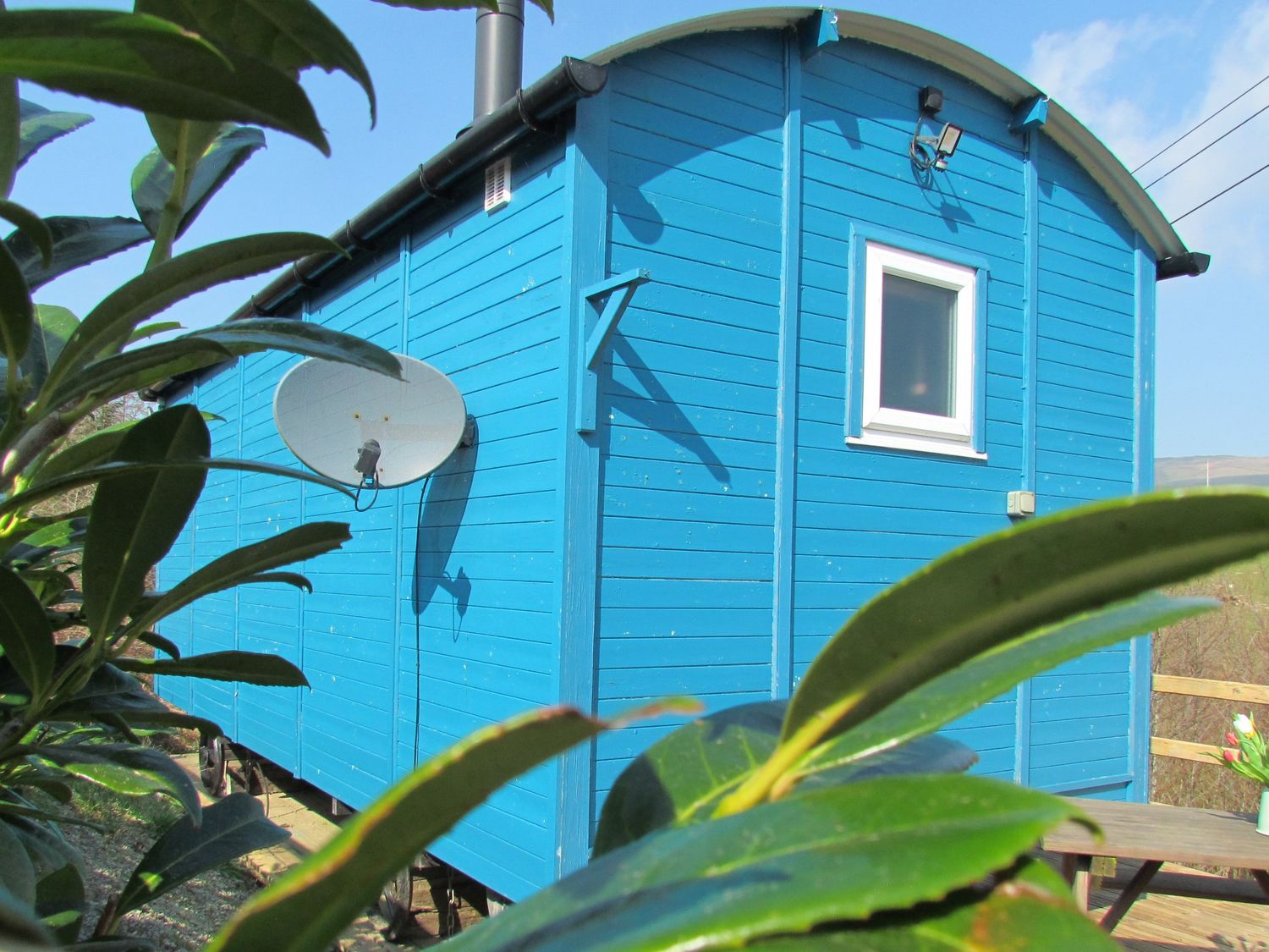 Cuckoo Hut, Maengwyneddd, nr Llanrhaeadr-Ym-Mochnant, Powys. Woodburning stove. Pet-friendly. Rural.