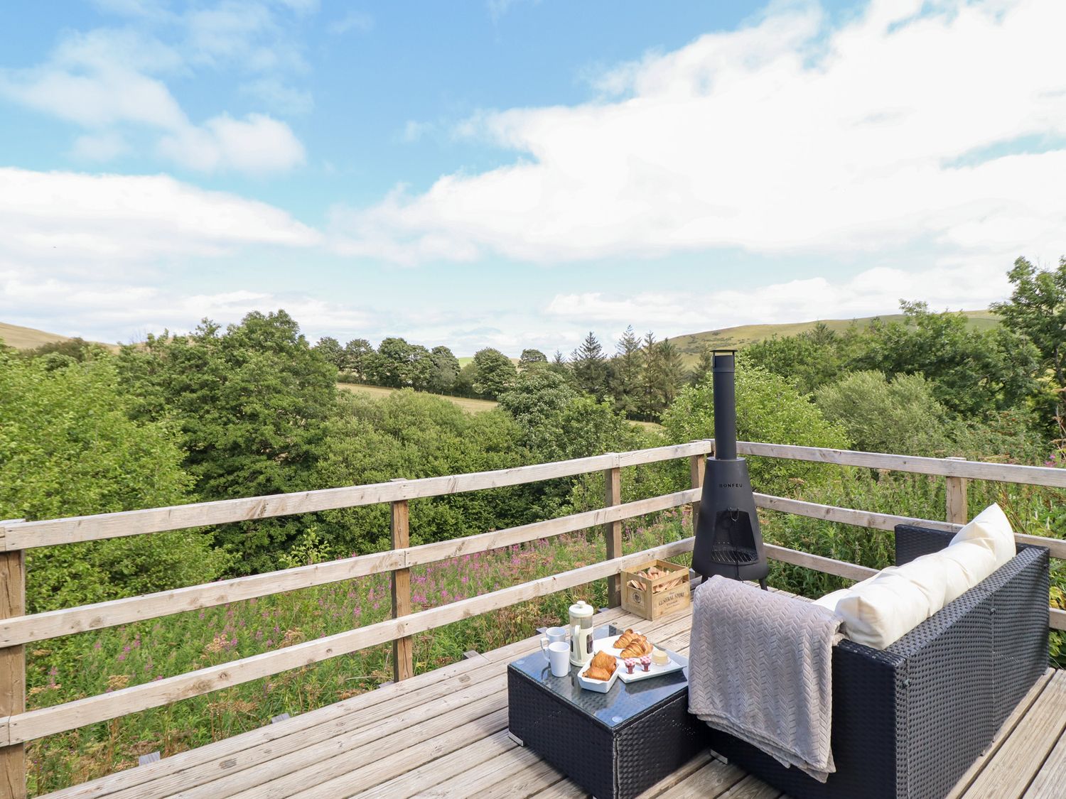 Cuckoo Hut, Maengwyneddd, nr Llanrhaeadr-Ym-Mochnant, Powys. Woodburning stove. Pet-friendly. Rural.