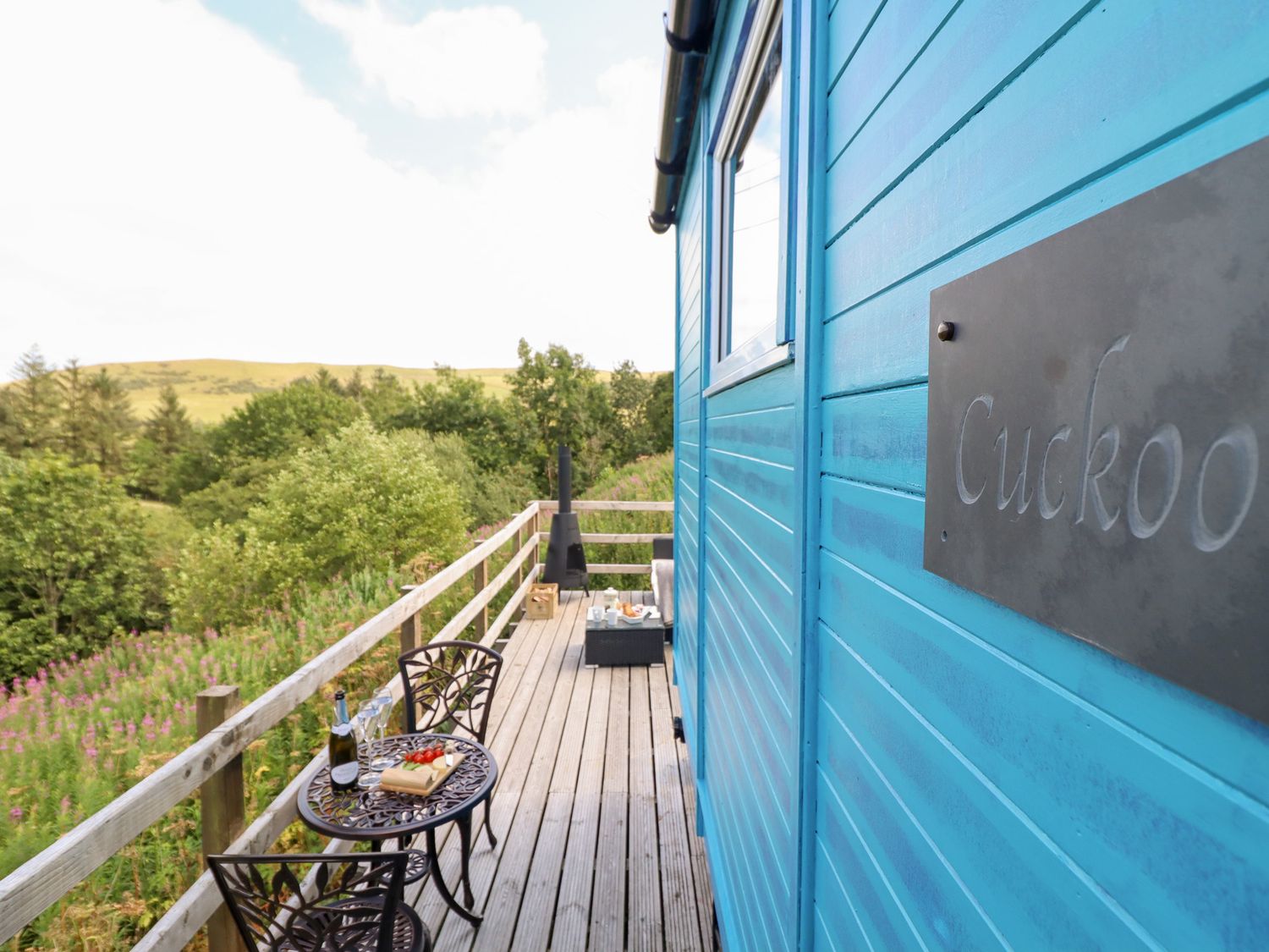 Cuckoo Hut, Maengwyneddd, nr Llanrhaeadr-Ym-Mochnant, Powys. Woodburning stove. Pet-friendly. Rural.