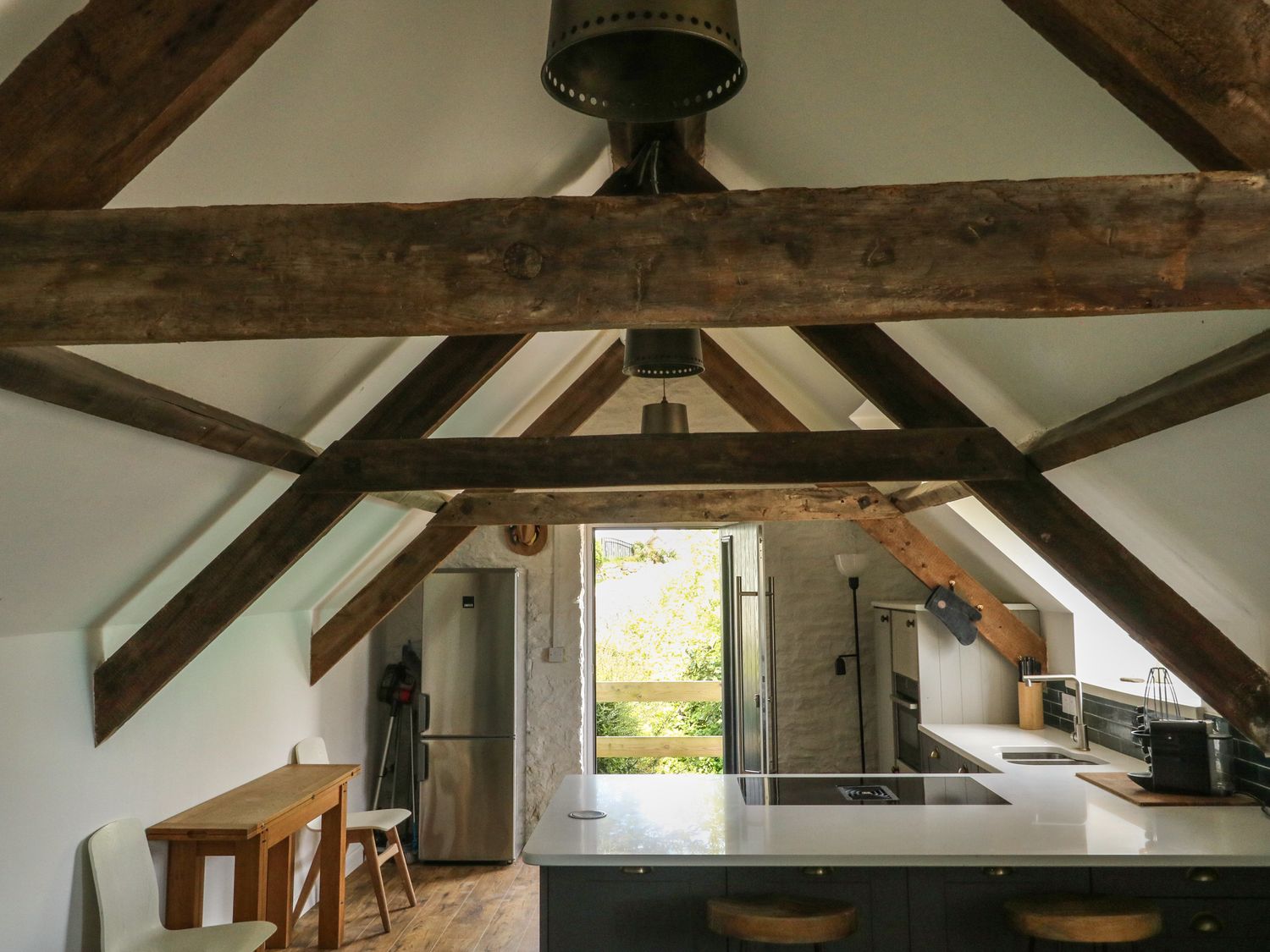 The Loft, Brixton, Devon, Near Dartmoor National Park, Open-Plan, Swimming Pool, Barbecue, Outhouse.