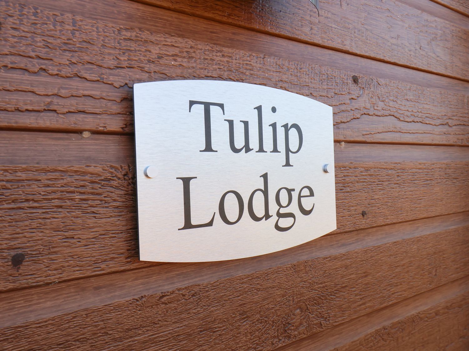 Tulip Lodge, Runswick Bay, Near Staithes, North Yorkshire. North York Moors National Park, Decking