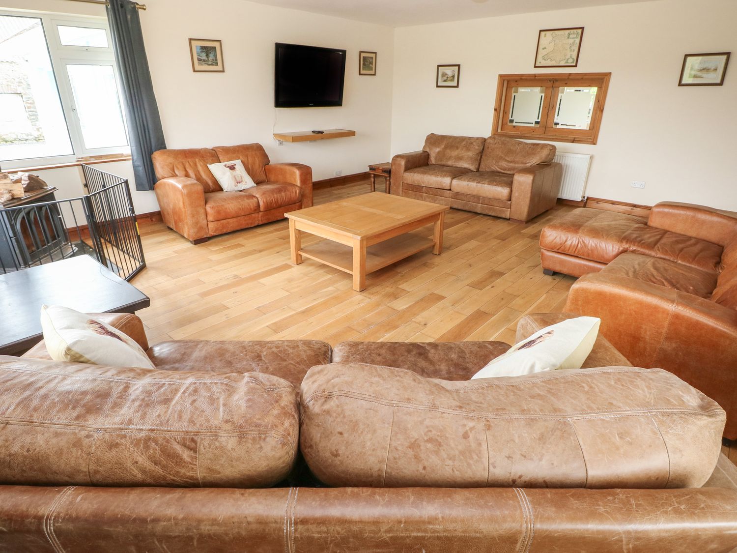 Ty Mawr is in Letterston, Pembrokeshire, pet-friendly, off-road parking, woodburner, on working farm