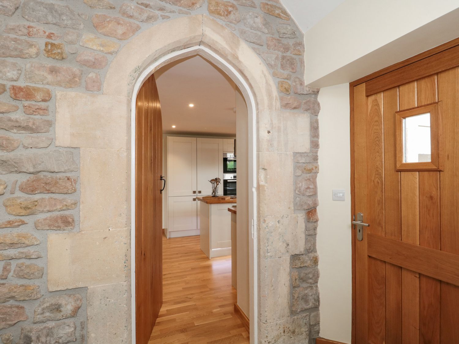 The Old Schoolrooms, in Holcombe, Somerset. Four-bedroom home with games room and hot tub. Pet-free.