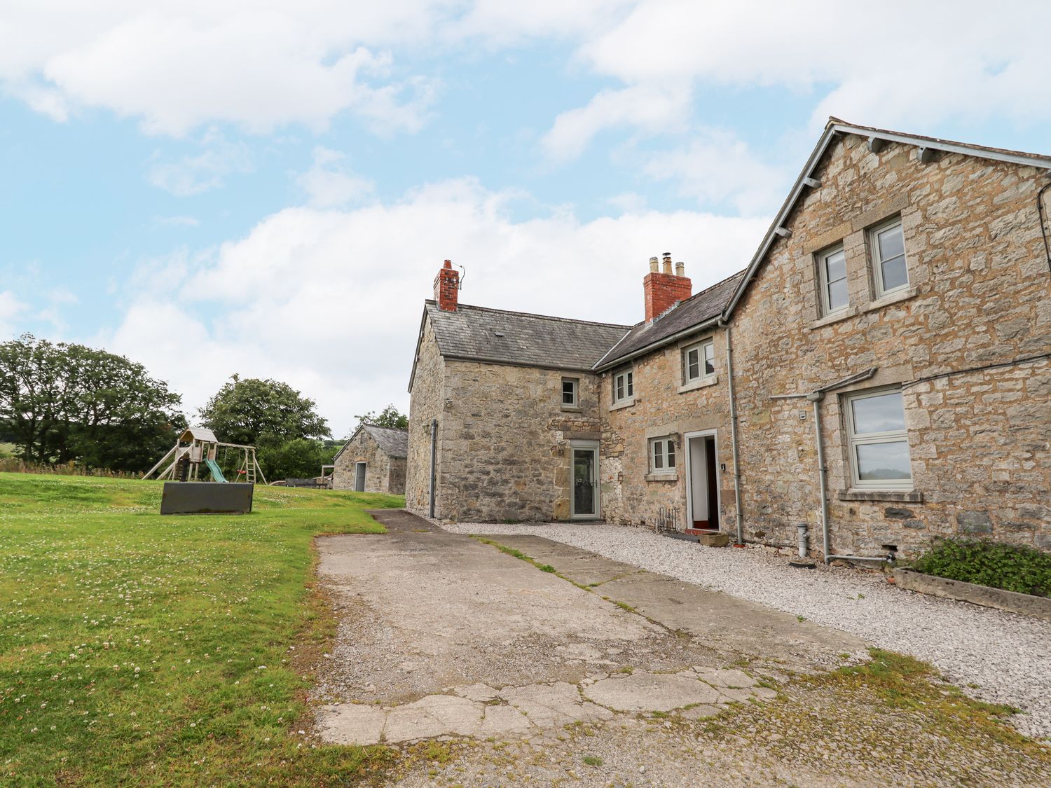 Segrwyd Uchaf in Denbigh, Denbighshire. Five-bedroom home with games room and EV charger. Near AONB.