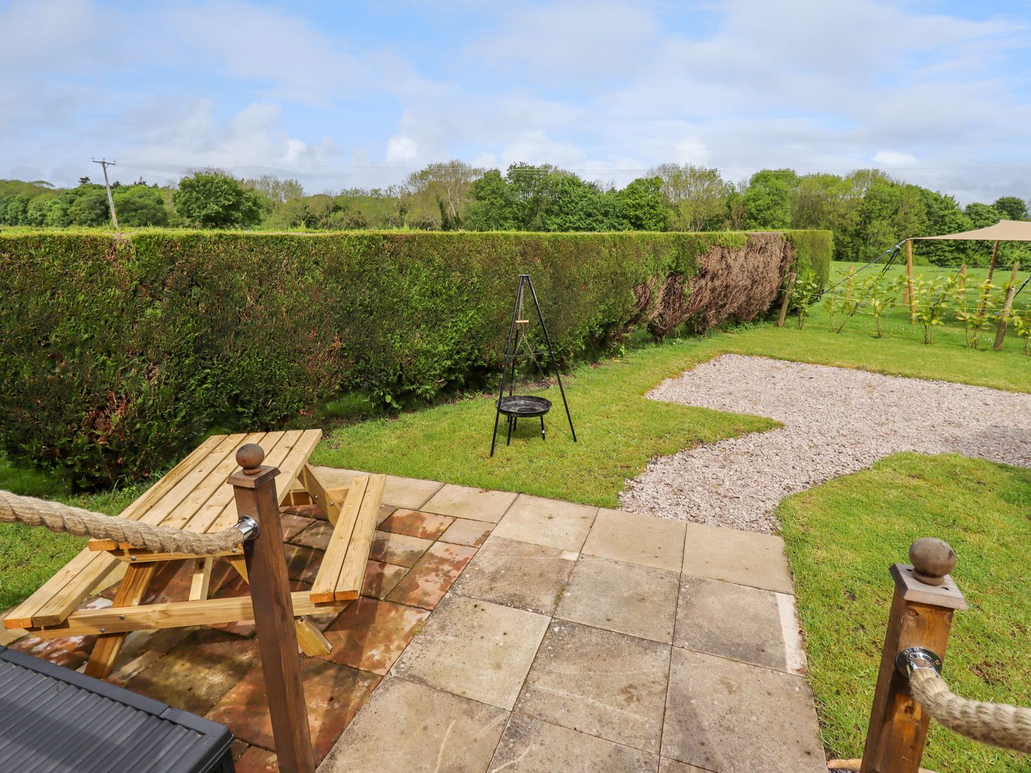 Moel Y Parc in Bryniau Clwyd, near Denbigh, in Denbighshire. Contemporary. Stylish. Rustic. Romantic