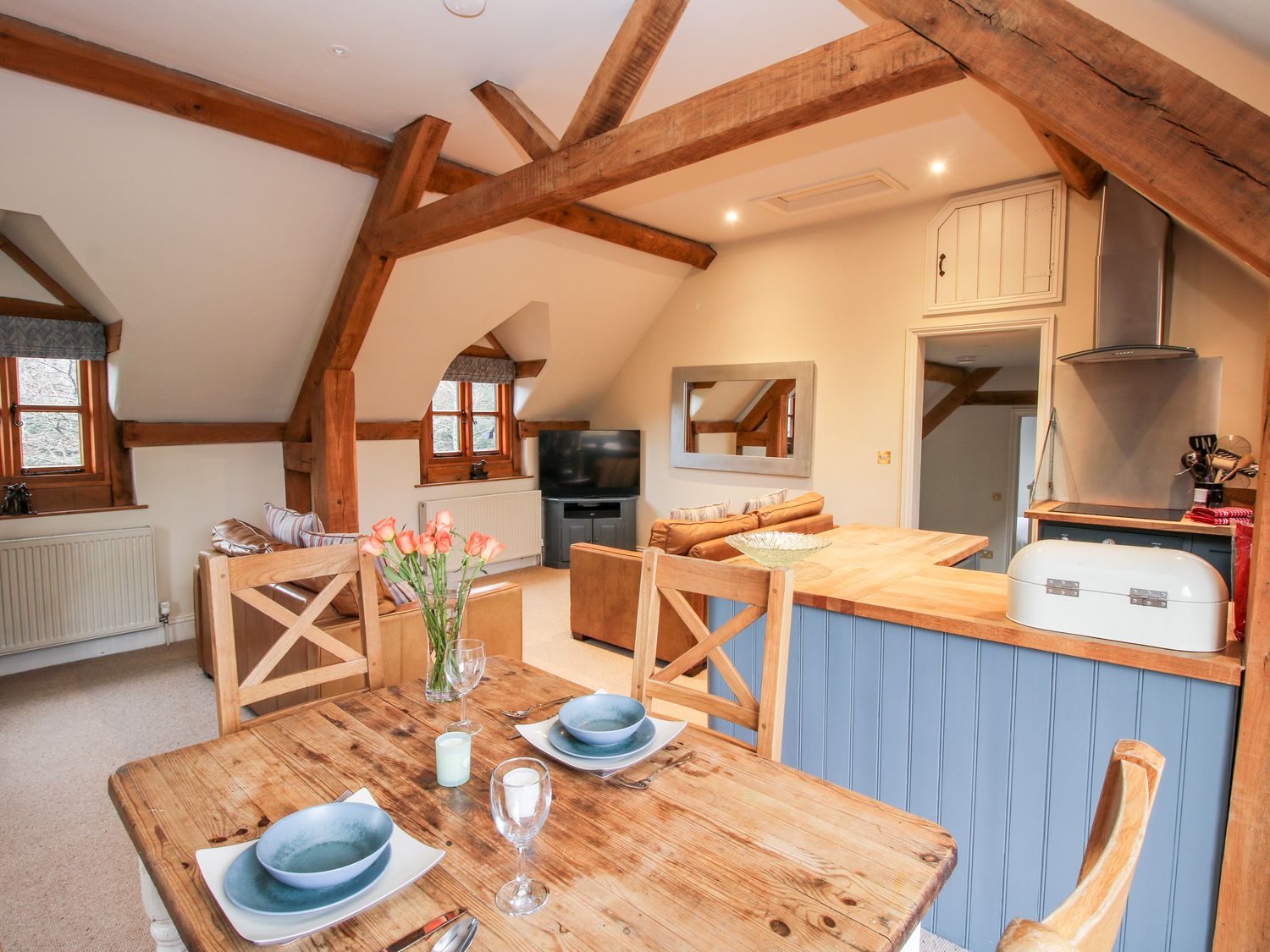 Pultheley Cottage, Churchstoke, Shropshire. First-floor apartment. Perfect for two. Open-plan living