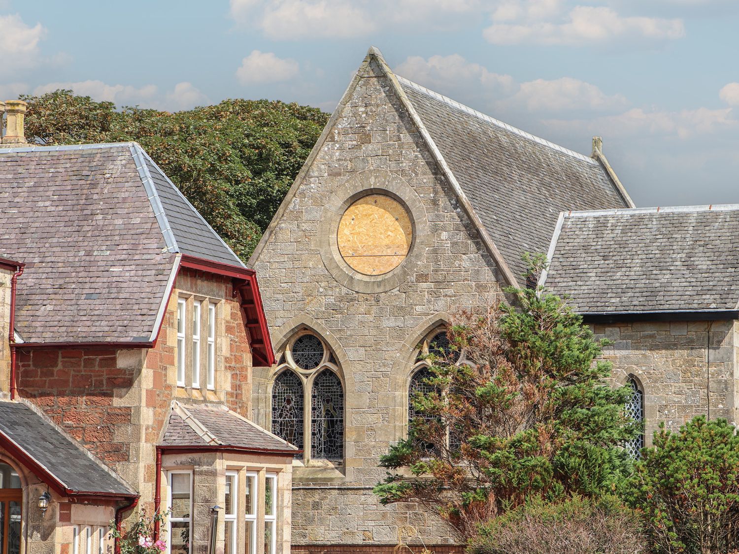 The Old Rectory, Largs, North Ayrshire. Coastal. Near beach. Off-road parking. Close to pub and shop