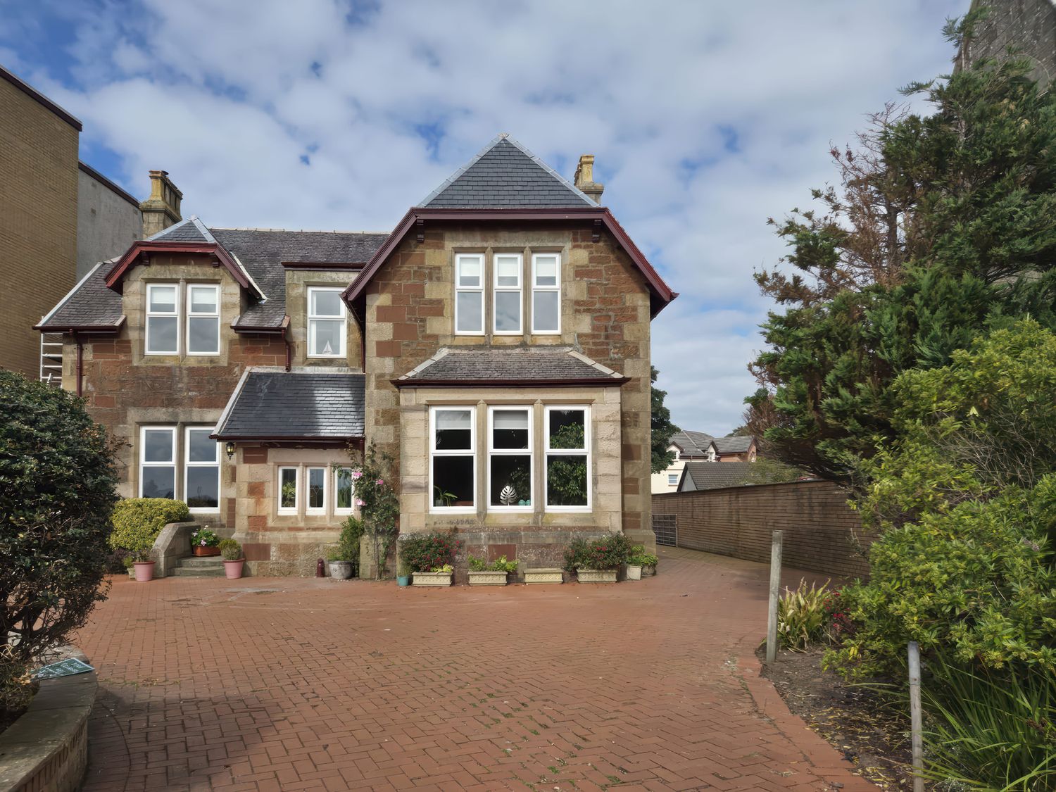The Old Rectory, Largs, North Ayrshire. Coastal. Near beach. Off-road parking. Close to pub and shop