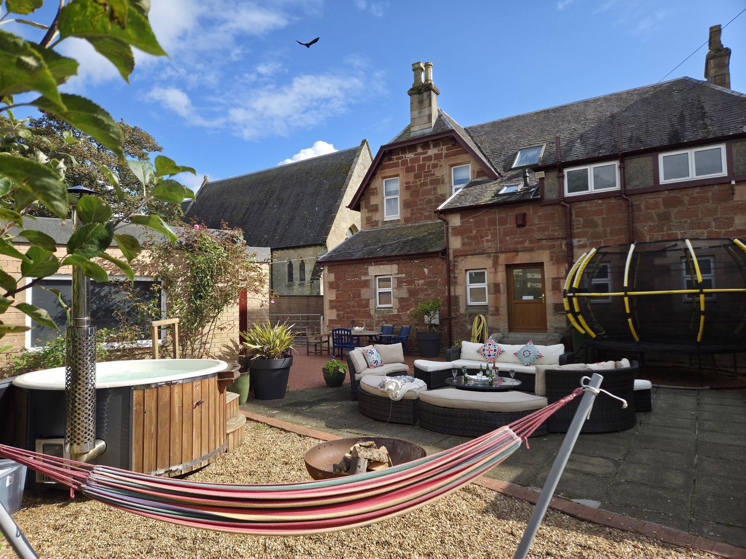 The Old Rectory, Largs, North Ayrshire. Coastal. Near beach. Off-road parking. Close to pub and shop