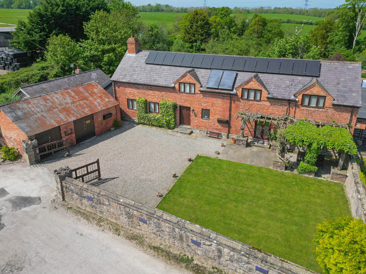 Home Farm on Llanerch Hall Estate, near St Asaph in Denbighshire. Detached. Hot tub. Gym. Games room