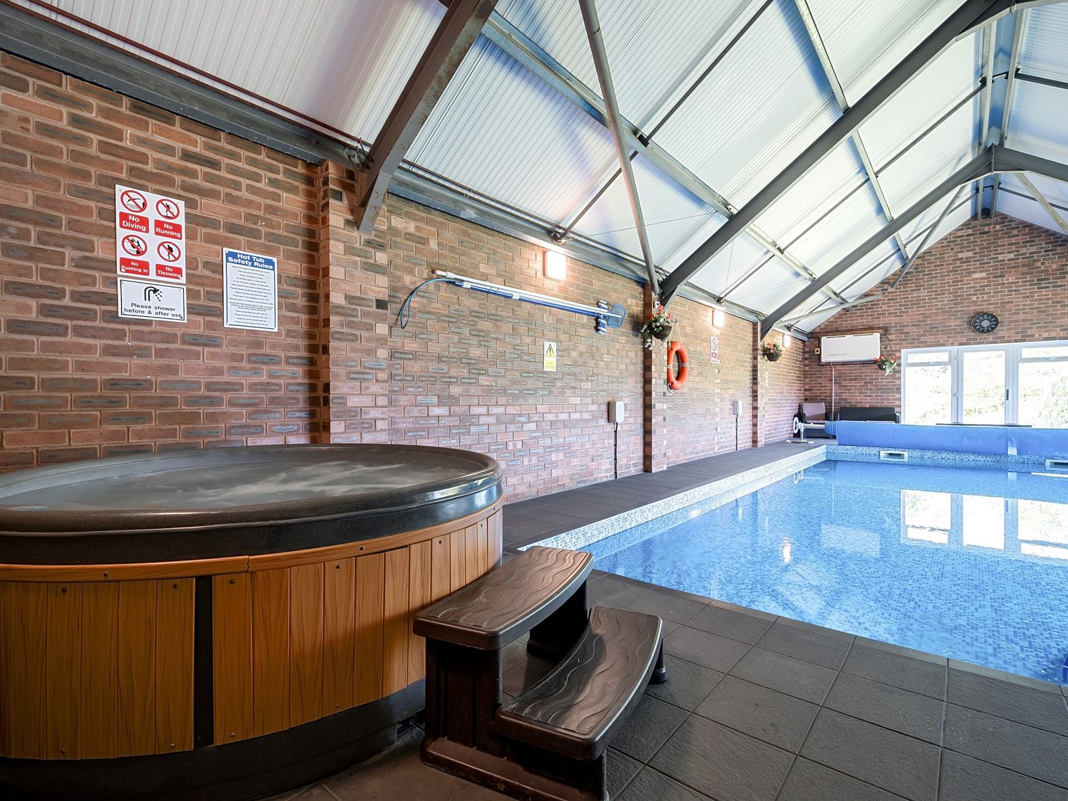 Home Farm on Llanerch Hall Estate, near St Asaph in Denbighshire. Detached. Hot tub. Gym. Games room