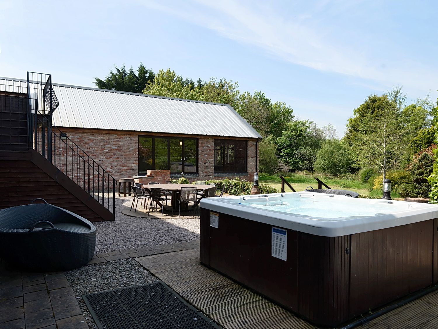 Home Farm on Llanerch Hall Estate, near St Asaph in Denbighshire. Detached. Hot tub. Gym. Games room