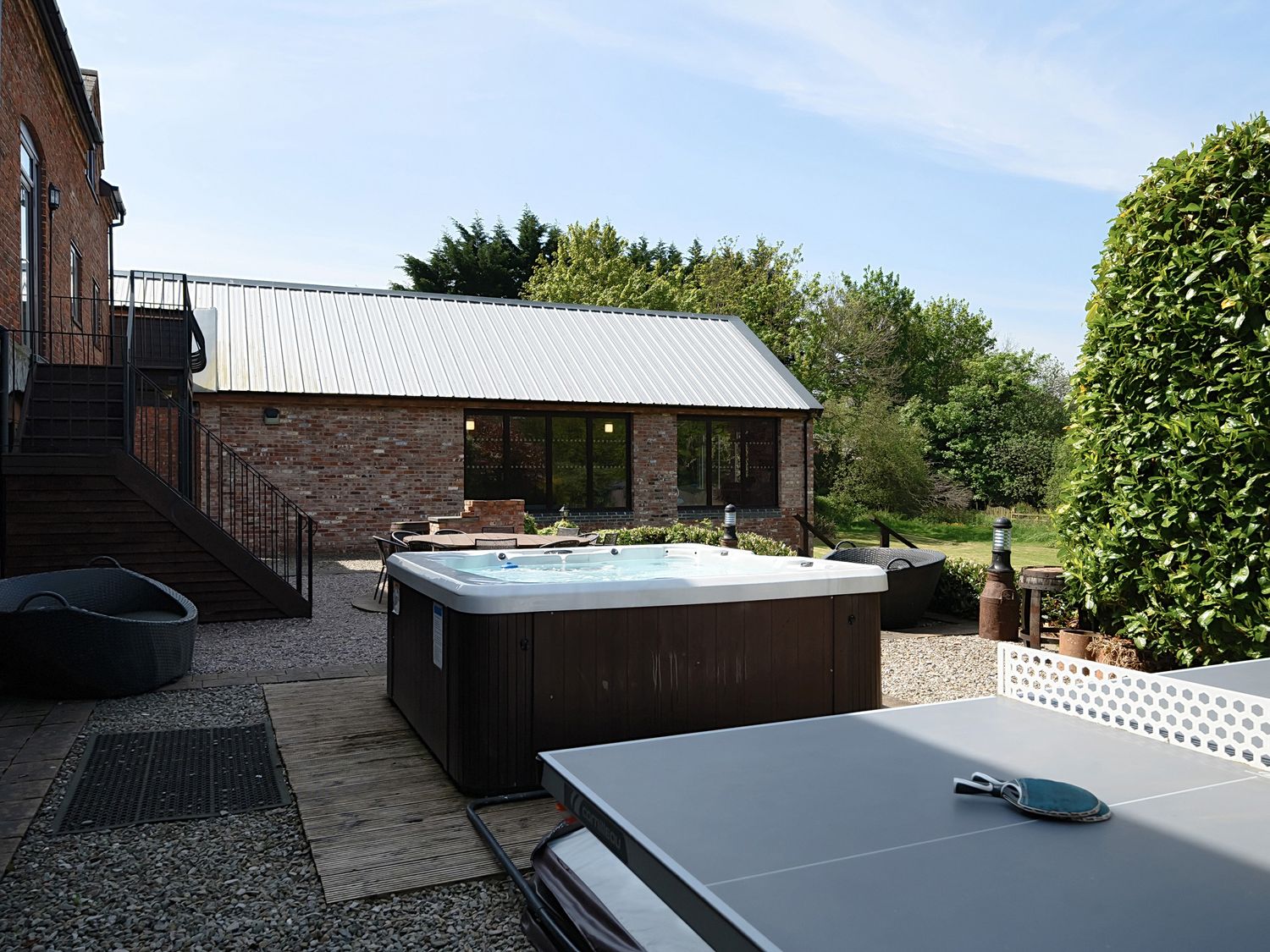 Home Farm on Llanerch Hall Estate, near St Asaph in Denbighshire. Detached. Hot tub. Gym. Games room