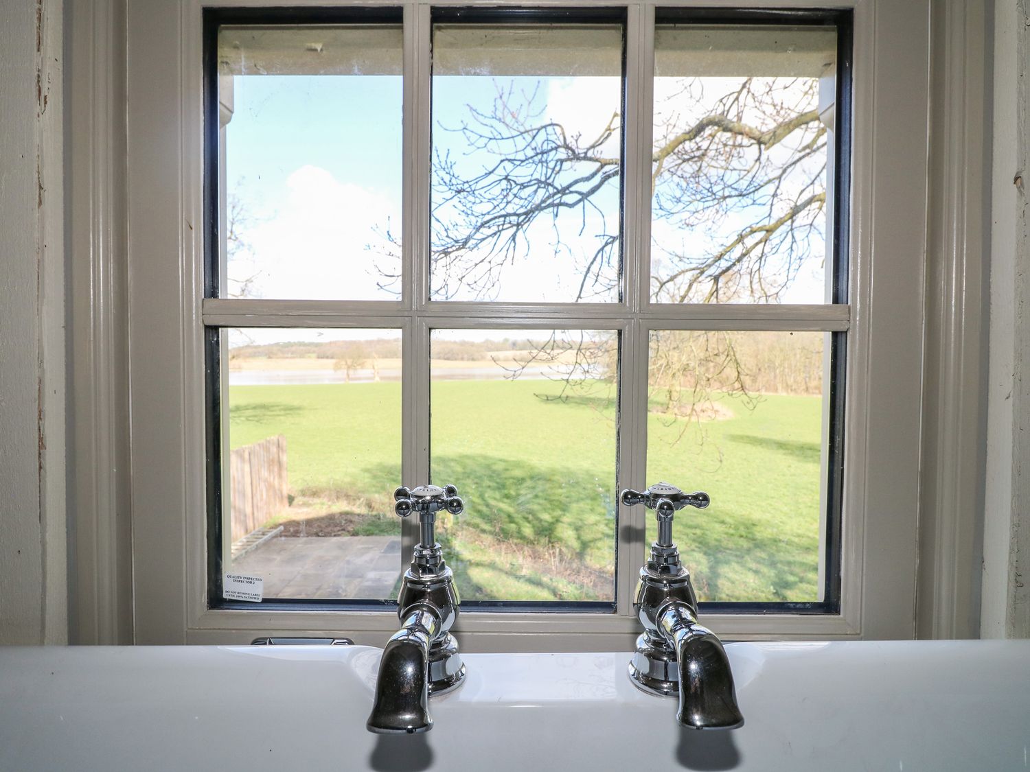 The Lazy Squire by The Water, Admaston near Rugeley, Staffordshire. Wood-fired hot tub. Countryside.