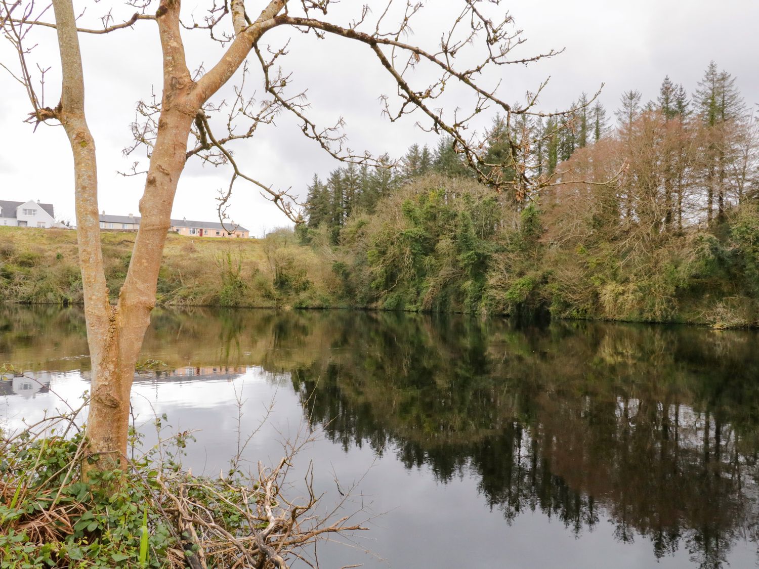 4 Carlton Cottages, Enniskillen, County Fermanagh. Riverside views. Close to a shop and pub. Hot tub