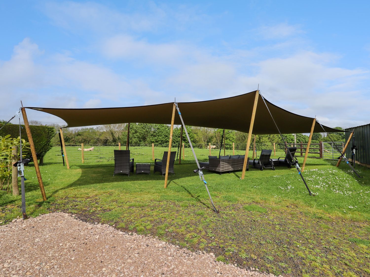 Moel Famau, in Bryniau Clwyd, near Denbigh, in Denbighshire. Contemporary. Stylish. Rustic. Romantic